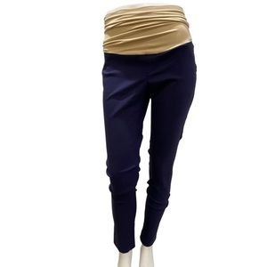 MOTHERHOOD MATERNITY NAVY TROUSER